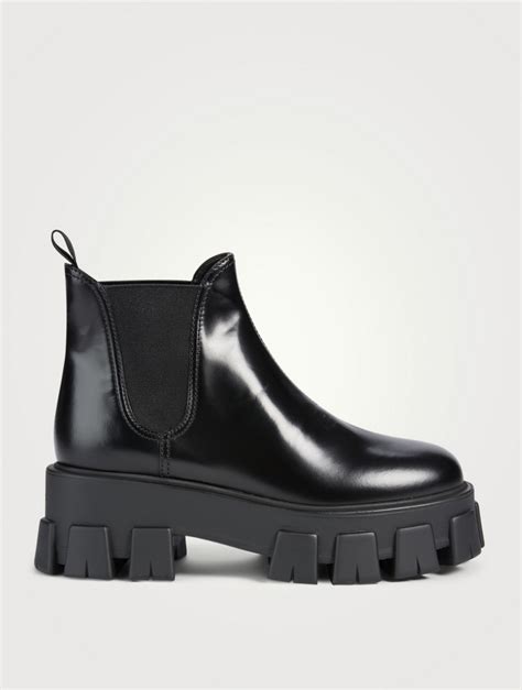 prada monolith platform|prada monolith boots outfit.